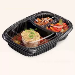 Cookipack PP noir 3comp 1250ml (7A00)